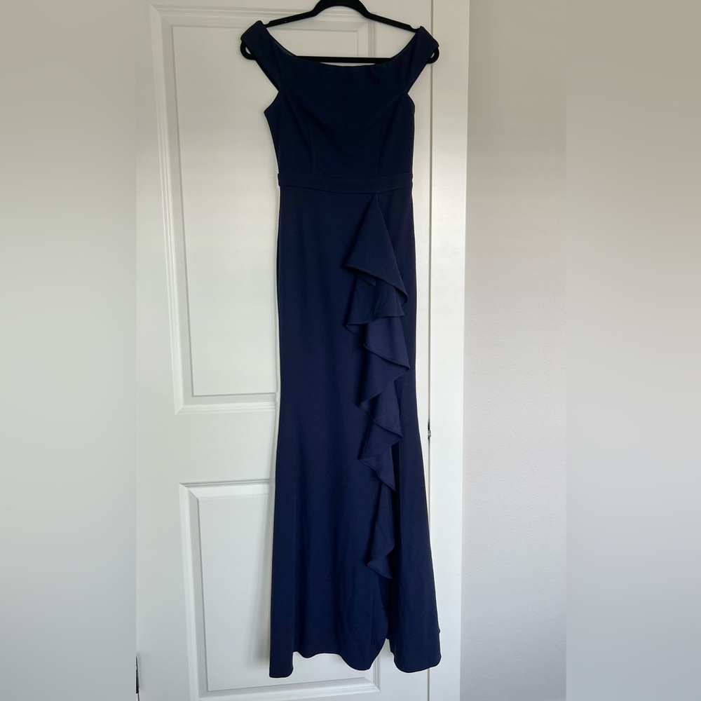 Navy Blue Formal Prom Dress